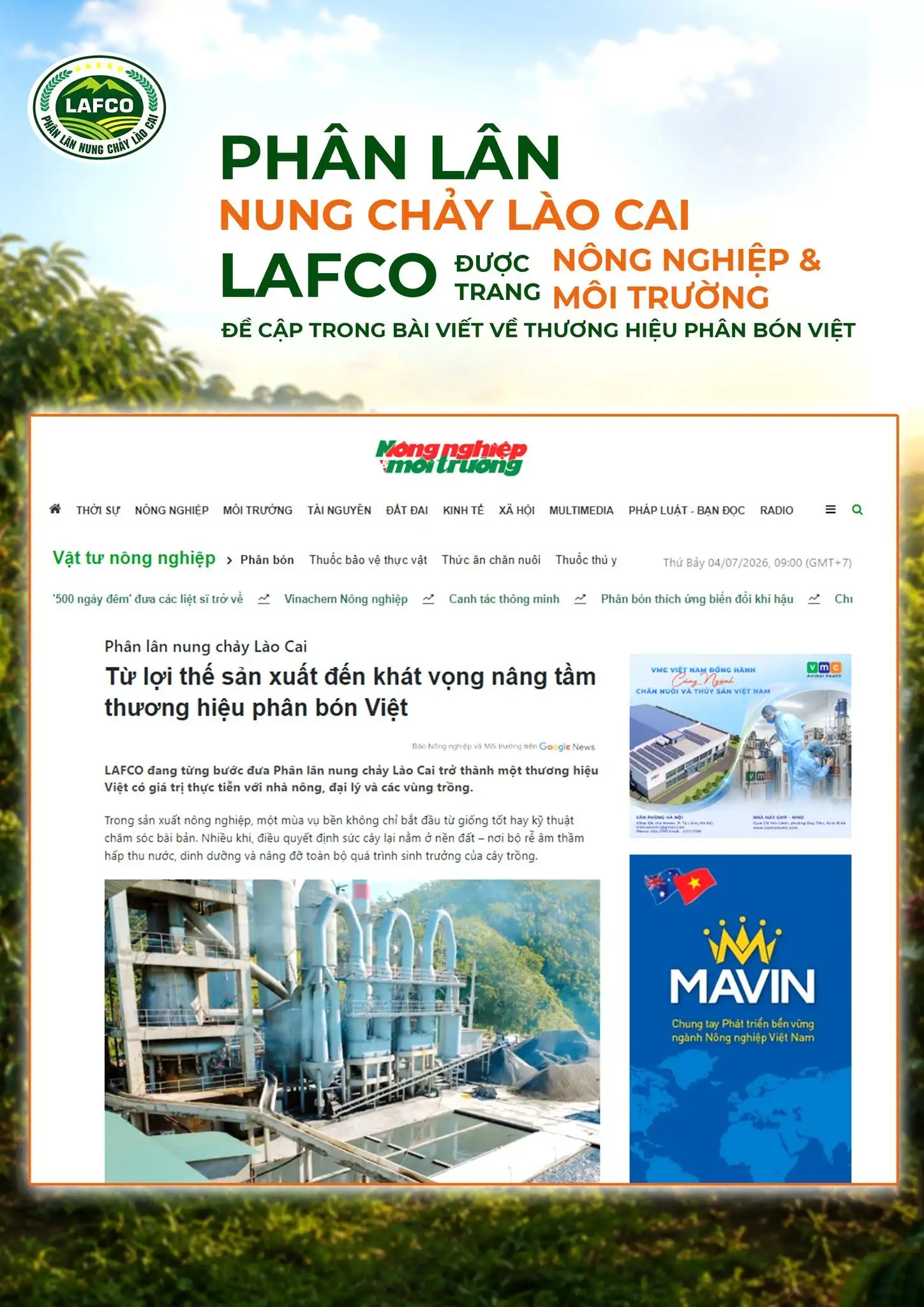 Từ lợi thế sản xuất đến khát vọng nâng tầm thương hiệu phân bón Việt